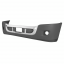 Complete 3-Piece Front Bumper Set With Chrome Trim Fog Light Holes  2008-2017 Freightliner Cascadia