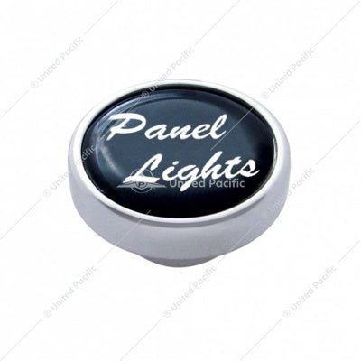 "Panel Lights" Dash Knob - Black Glossy Sticker