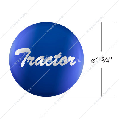 Blue Tractor Sticker Only
