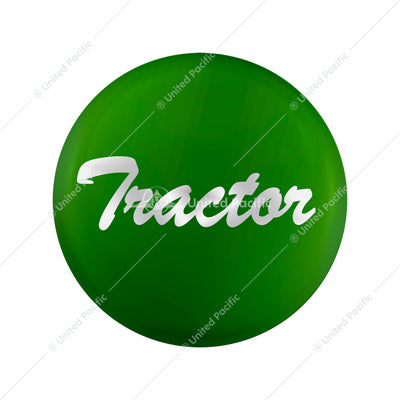 Green Glossy Tractor Sticker
