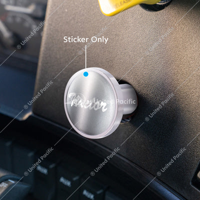 Silver Glossy Tractor Sticker
