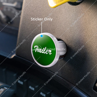 Green Glossy Trailer Sticker