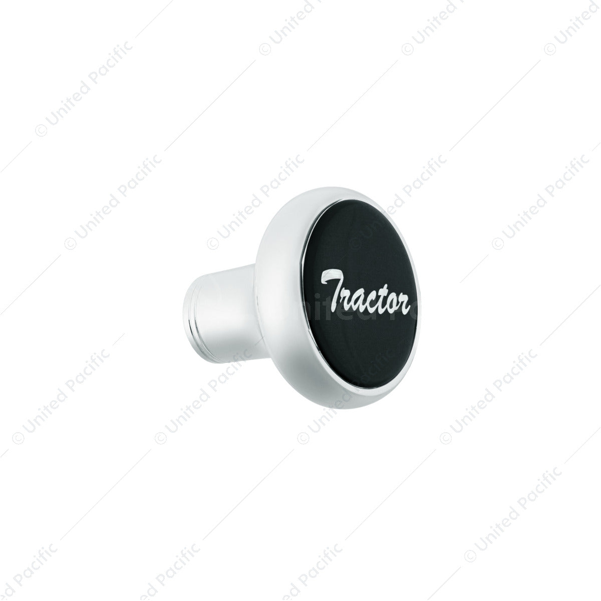 "Tractor" Deluxe Air Valve Knob - Black Glossy Sticker