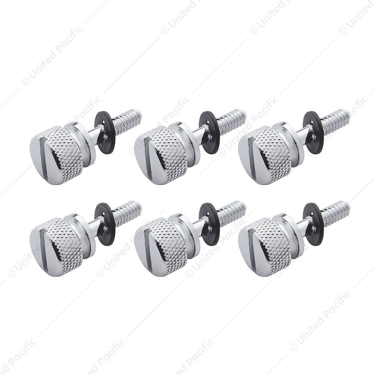 Peterbilt Plain Chrome Dash Screws 2001-2005 6 Pack