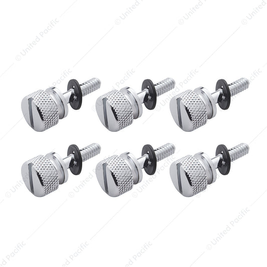 Peterbilt Plain Chrome Dash Screws 2001-2005 6 Pack