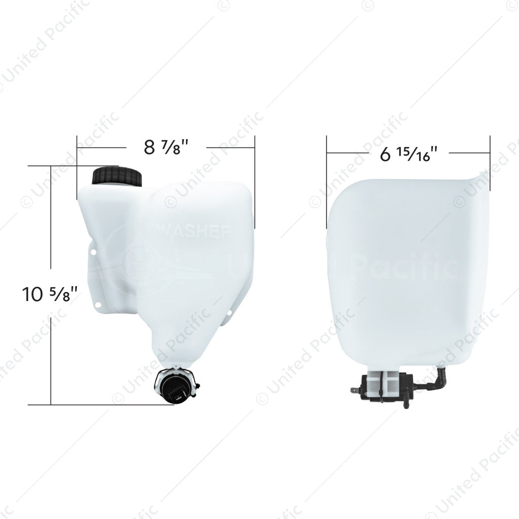Washer Fluid Reservoir For 1989-2007 Peterbilt 379
