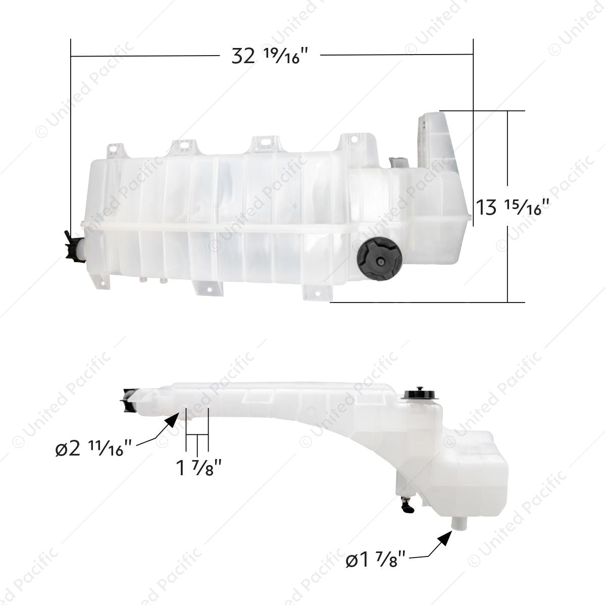 Coolant Reservoir & Coolant Level Sensor For 2008-2017 Volvo VNL/VNM