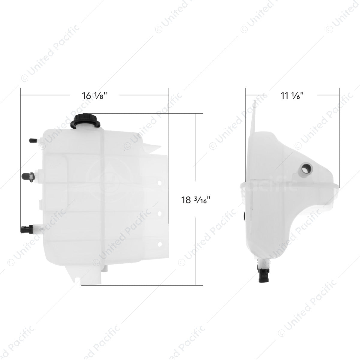 Coolant Reservoir For 2002-2007 International 9200/9400/9900