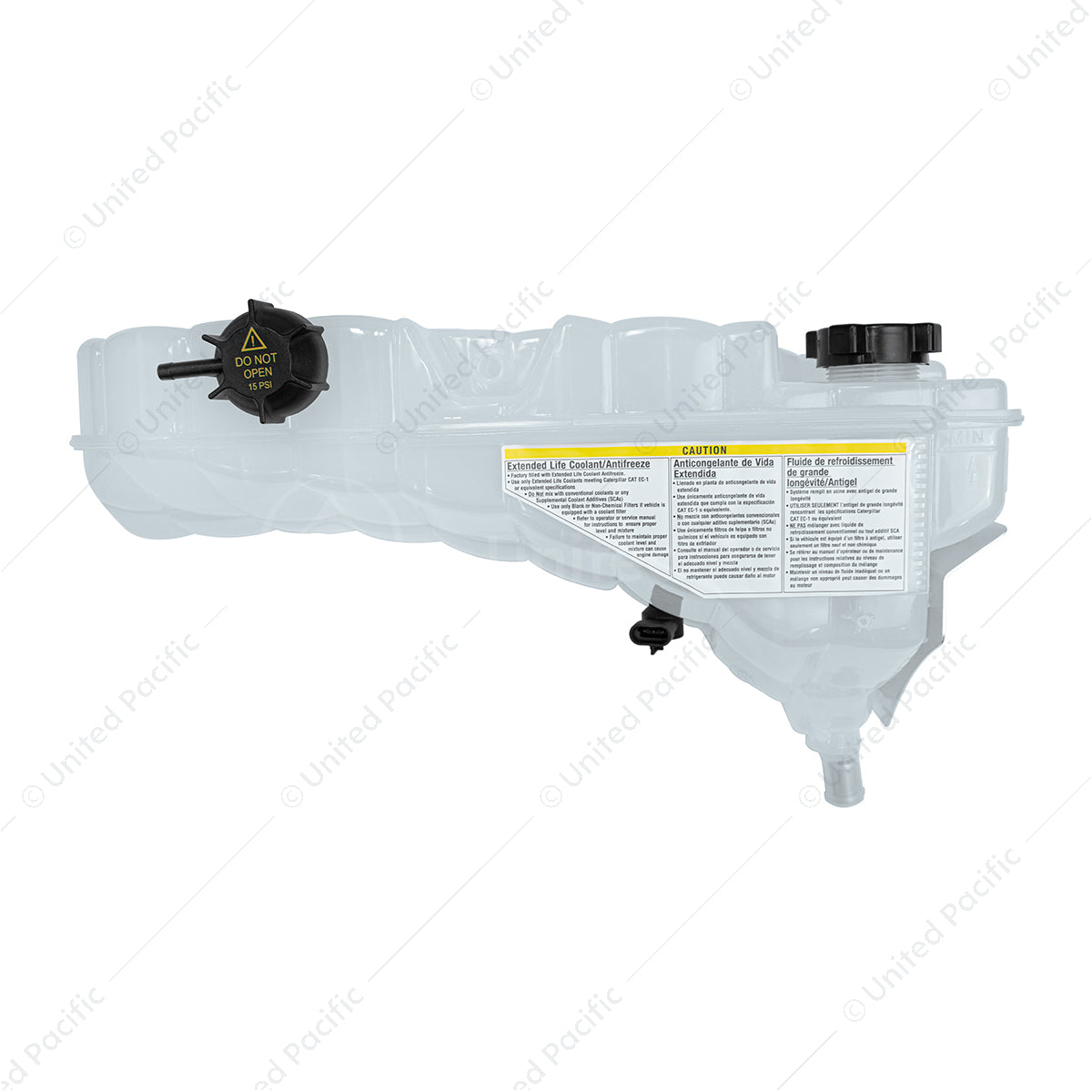 Coolant Reservoir & Coolant Level Sensor For 2008-2022 Peterbilt 389 & Kenworth W900