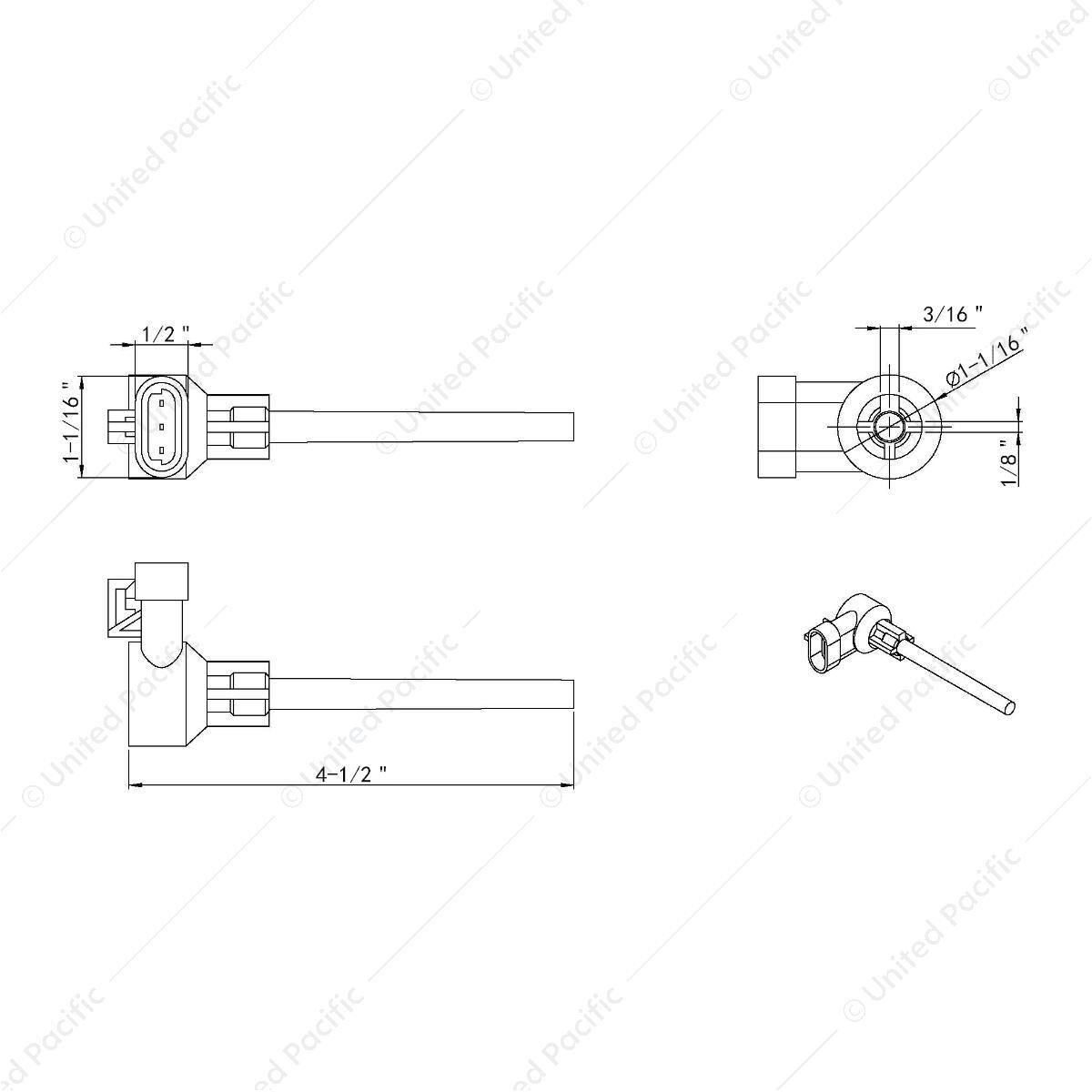 Coolant Level Sensor for 2015-2021 Kenworth W900