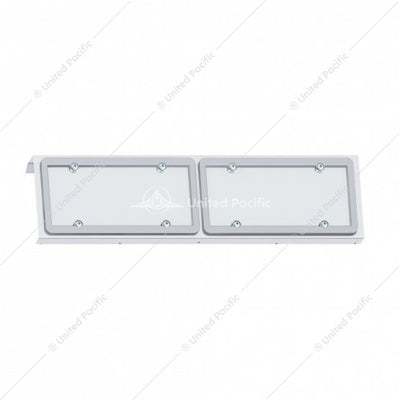 STAINLESS 2 LICENSE PLATE HOLDER FOR 2003+ VOLVO VN