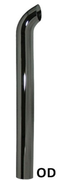 3" X 24" OD Curved Stack - Chrome