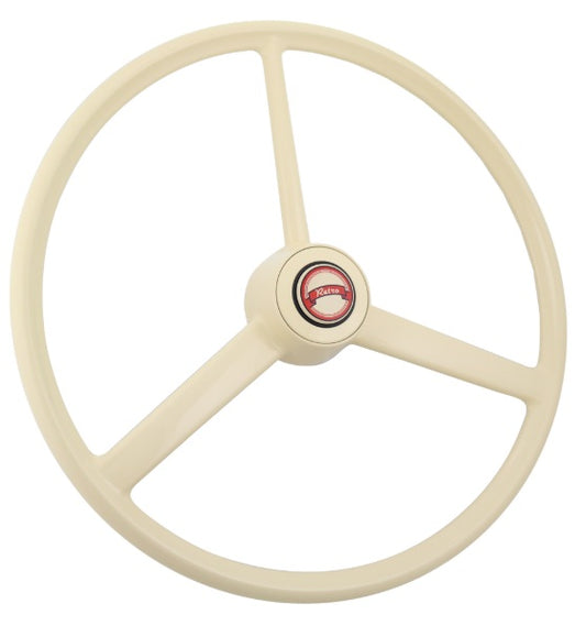 20” Retro Bone Ivory Steering Wheel