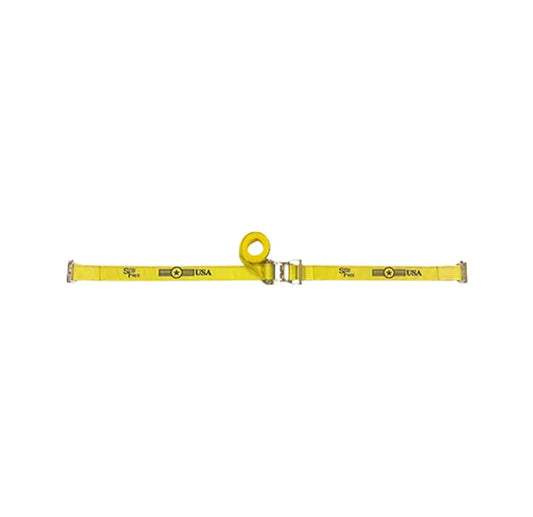 2" x 16'  Ratchet Strap with E Fittings 4400 Pound Rated