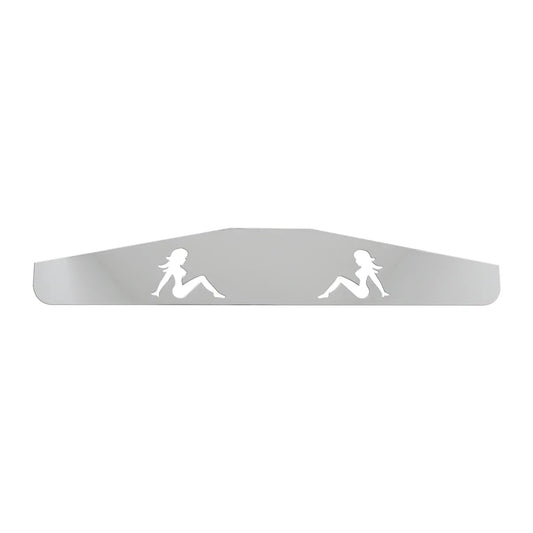 Bottom Mud Flap Plate with Nude Lady Cut Outs