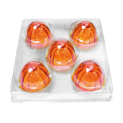 Glass Watermelon Marker Light Lens - Amber (5-Pack)