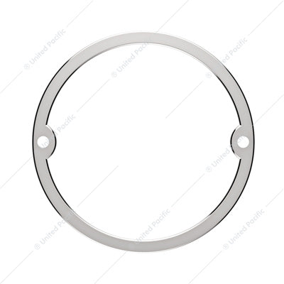 Stainless Steel Low Profile Cab Light Bezel