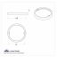 STAINLESS STEEL LOW PROFILE CAB LIGHT BEZEL