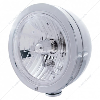 New Stainless Steel Peterbilt Light W/Crystal H4