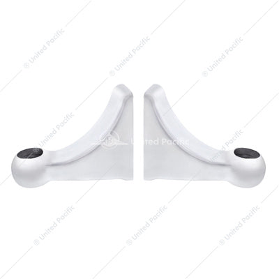 Polished L Shape Headlight Bracket (Pair)