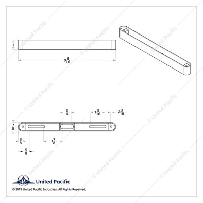 9" Light Bar Mounting Bracket