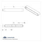 6-1/2" LED Light Bar Housing