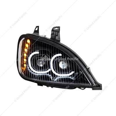 Freightliner Columbia Black LED Projector Head Passenger