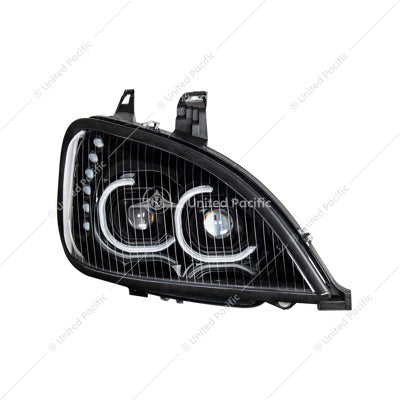 Freightliner Columbia Black LED Projector Head Passenger