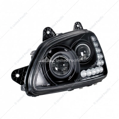 Kenworth T660/600 Black LED Headli Driver's Side