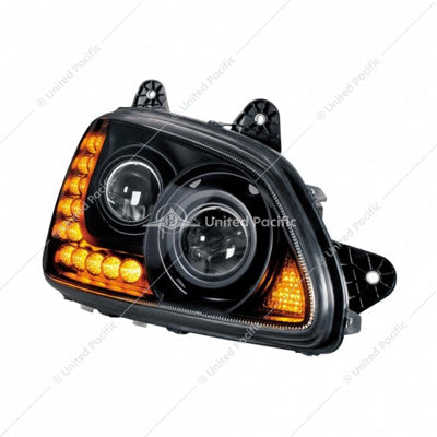 Kenworth T660/600 Black LED Headli Passenger's Side