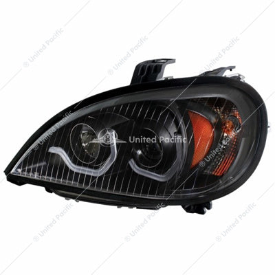 Blackout Projection Headlight With Dual Function Light Bar For 2001-2020 Freightliner Columbia - Driver