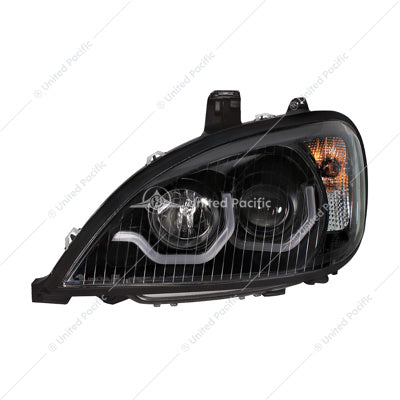Freightliner Columbia Black Projector Headlight Driver