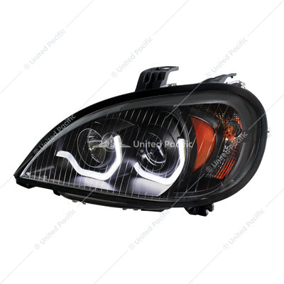 Freightliner Columbia Black Projector Headlight Driver