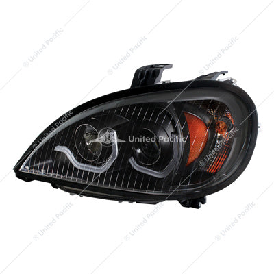 Freightliner Columbia Black Projector Headlight Driver