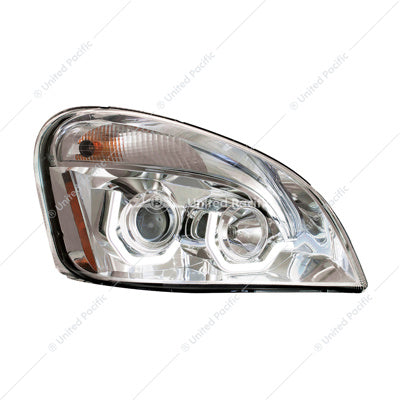 Freightliner Cascadia Chrome Projector Headlit Passenger's Side