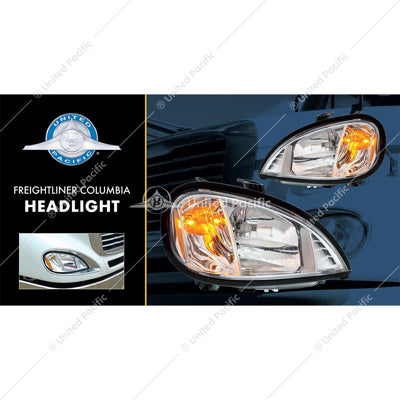 HEADLIGHT ASSEMBLY FOR 2005-2020 FREIGHTLINER COLUMBIA - PASSENGER