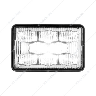 4" X 6" HEADLIGHT - HIGH BEAM-8 HIGH POWER LED-ULTRALIT