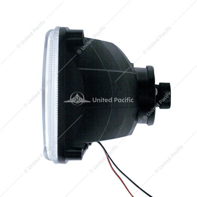Disc. Ultralit- Crystal Headlight With 9 Amber LED Position Light - Low Beam - 4" X 6" DNO