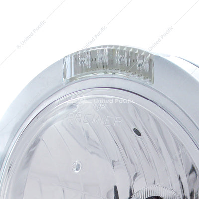 Peterbilt Style Bullet Stainless Steel Hood Lights Crysta