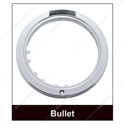 Peterbilt Style Bullet Stainless Steel Hood Lights Crysta