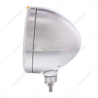 Peterbilt Stainless Steel H/Light LED Sig.W/Cryst.
