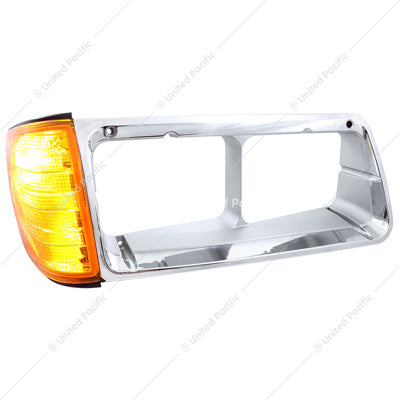 Freightliner Headlight Trim W/Turn Signal Passenger Side 89-09