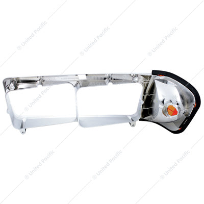 Freightliner Headlight Trim W/Turn Signal Passenger Side 89-09