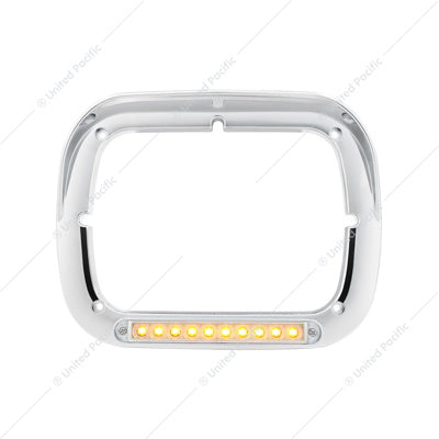 LED. Rectangular Headlight Beze