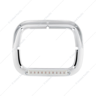 LED. Rectangular Headlight Beze