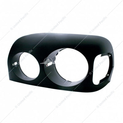 BLACK HEADLIGHT BEZEL FOR 1996-2004 FREIGHTLINER CENTURY - DRIVER