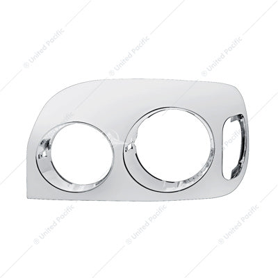 Chrome Headlight Bezel For 1996-2004 Freightliner Century - Driver