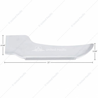 19 Amber LED Front Fender Cover For Peterbilt 388 (2008-2015) & 389 (2008-2023)-Amber Lens - Driver