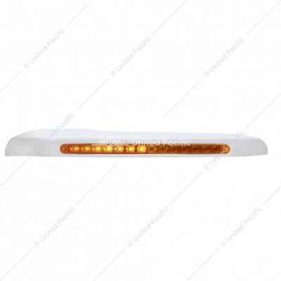 Sequential 14 Amber LED Front Fender Cover For Peterbilt 388 (2008-2015) & 389 (2008-2023)-Amber Lens - Driver