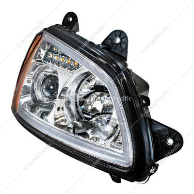 Pas Kenworth T660 Projector Headlight W/Le